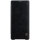NILLKIN Qin Series Card Holder Leather Case priekš Sony Xperia XZ3 H9436 - Melns - sāniski atverams maciņš (ādas maks, grāmatiņa, leather book wallet case cover)