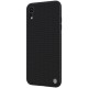 NILLKIN Textured Back Case priekš Apple iPhone XR - Melns - silikona / plastikāta aizmugures apvalks (bampers, vāciņš, cover, bumper)