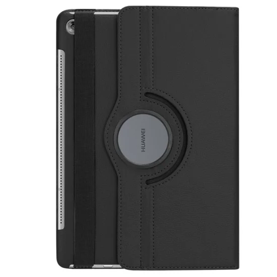 Litchi Grain 360 Rotary Stand Case for Huawei MediaPad M5 10.8-inch - Melns - sāniski atverams maciņš ar stendu (ādas maks, grāmatiņa, leather book wallet case cover stand) Litchi Grain 360 Rotary Stand Case for Huawei MediaPad M5 10.8-inch - Melns - sāniski atverams maciņš ar stendu (ādas maks, grāmatiņa, leather book wallet case cover stand)