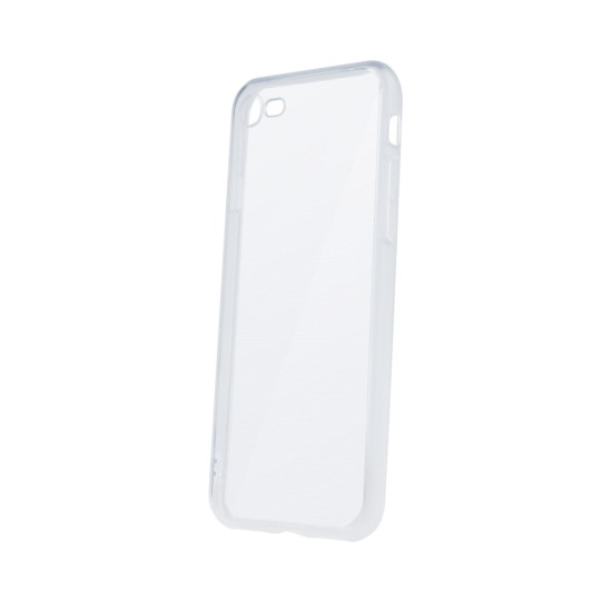Matt Frame TPU Back Case priekš Huawei Mate 20 Lite - Caurspīdīgs - matēts silikona aizmugures apvalks (bampers, vāciņš, slim silicone cover, bumper shell)