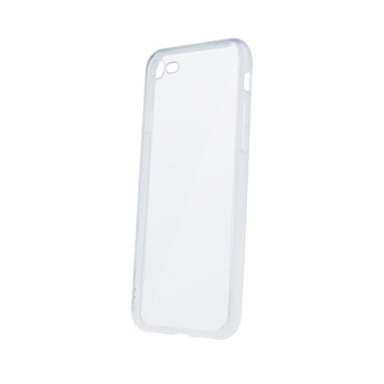 Matt Frame TPU Back Case priekš Apple iPhone 6 Plus / 6S Plus - Caurspīdīgs - matēts silikona aizmugures apvalks (bampers, vāciņš, slim silicone cover, bumper shell)