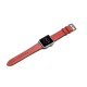 Top Layer Cowhide Leather Watch Band priekš Apple Watch 38 / 40 / 41 mm - Sarkans - dabīgas ādas siksniņas (jostas) priekš pulksteņiem