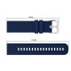20mm Silicone Watch Bracelet - Tumši Zils - silikona siksniņas (jostas) priekš pulksteņiem