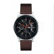 22mm Textured Genuine Leather Watch Strap - Коричневый - ремешок для часов из натуральной кожи