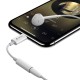 Devia Smart Adapter Audio Cable 3.5mm jack Lightning to 3,5mm AUX priekš Apple iPhone 7 / 8 / X / XR (audio vads kabelis, MMX62AM/A analogs)