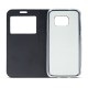 Smart Look Case priekš Sony Xperia 10 I4113 / I4193 - Melns - sāniski atverams maciņš ar stendu un lodziņu (ādas maks, grāmatiņa, leather book wallet case cover stand)