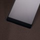 Full Size Silk Print Tempered Glass screen protector guard priekš Sony Xperia L3 I4312 - Melns - Ekrāna Aizsargstikls / Bruņota Stikla Aizsargplēve (Full screen size curved)