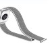 Usams Nylon Sport Mode Wrist Band with PC Case priekš Apple Watch Series 4 / 5 / 6 / SE (40mm) - Melns - neilona siksniņas (jostas) ar plastikātu apvalku pulksteņiem