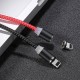 Usams 1M U-Sure Magnet US-SJ292 2.1A USB to Lightning cable - Melns - Apple iPhone / iPad magnētisks lādēšanas kabelis / vads