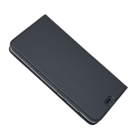 Auto-absorbed Leather Card Holder Case priekš Nokia 5.1 Plus - Melns - sāniski atverams maciņš ar magnētu un stendu (ādas maks, grāmatiņa, leather book wallet case cover stand)