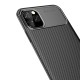 Beetle Series Carbon Fiber TPU Protection Phone Cover priekš Apple iPhone 11 Pro - Melns - triecienizturīgs silikona aizmugures apvalks (bampers, vāciņš, slim TPU silicone case shell cover, bumper)