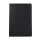 360 Rotary Litchi Skin Leather Cover w/ Stand priekš Samsung Galaxy Tab S6 T860 / T865 - Melns - sāniski atverams maciņš ar stendu