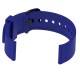 20mm Soft Silicone Wrist Strap - Zils - silikona siksniņas (jostas) priekš pulksteņiem