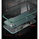 Magnetic Full Glass Back Case priekš Apple iPhone 11 Pro - Melns - alumīnija bampers ar priekšējo un aizmugurējo aizsargstiklu
