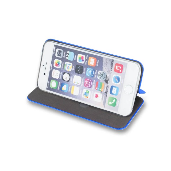Smart Diva priekš Apple iPhone 11 Pro Max - Zils - sāniski atverams maciņš ar stendu (ādas maks, grāmatiņa, leather book wallet case cover stand)