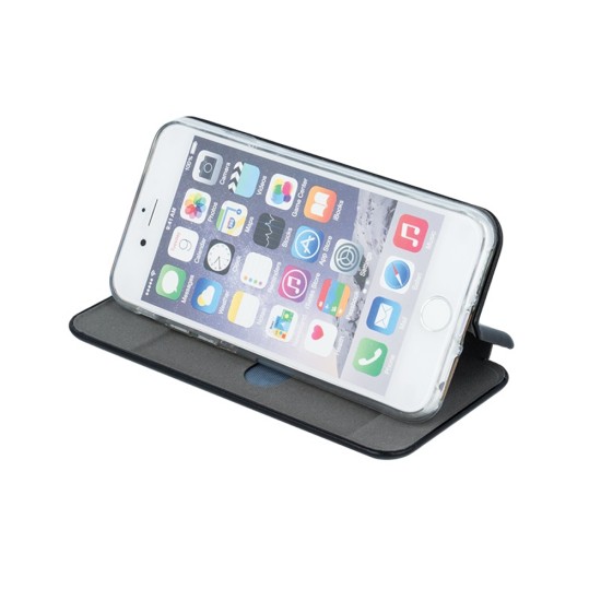 Smart Diva priekš Apple iPhone 11 - Melns - sāniski atverams maciņš ar stendu (ādas maks, grāmatiņa, leather book wallet case cover stand)