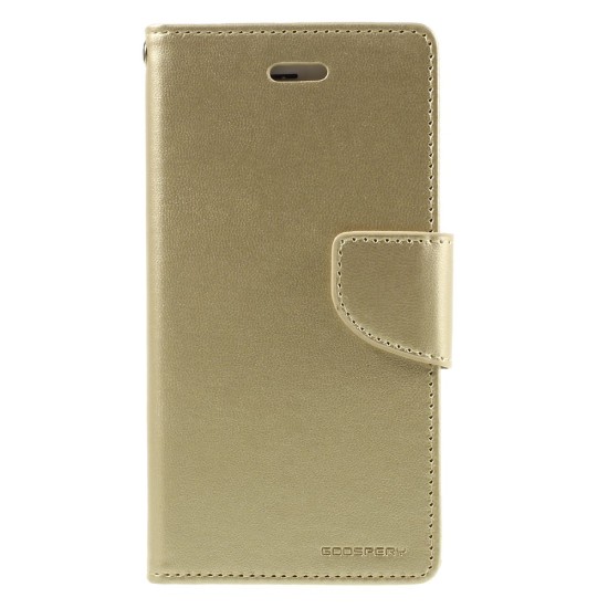 Mercury Bravo Flip Case priekš Samsung Galaxy Note 10 N970 - Zelts - sāniski atverams maciņš ar stendu (ādas grāmatveida maks, leather book wallet cover stand)