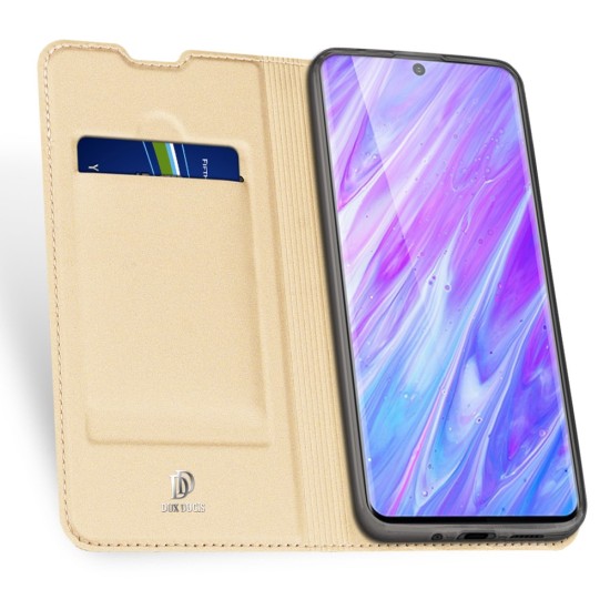 Dux Ducis Skin Pro series priekš Samsung Galaxy S20 Plus 5G G986 - Zelts - sāniski atverams maciņš ar magnētu un stendu (ādas maks, grāmatiņa, leather book wallet case cover stand)