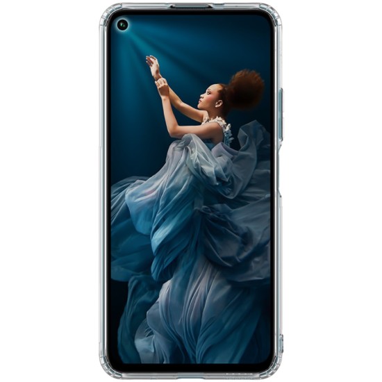 NILLKIN Nature 0.6mm Soft TPU Phone Case priekš Huawei Honor 20 Pro - Caurspīdīgs - silikona aizmugures apvalks (bampers, vāciņš, slim TPU silicone case shell cover, bumper)