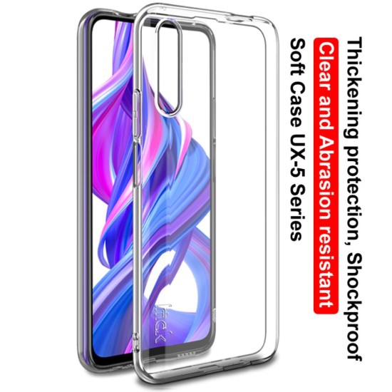 IMAK UX-5 Series Soft TPU Mobile Phone Case priekš Huawei P Smart Pro (2019) - silikona aizmugures apvalks