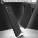 Twill Texture Silicone Mobile Phone Cover Shell priekš Xiaomi Redmi Note 8T - Melns - triecienizturīgs silikona aizmugures apvalks (bampers, vāciņš, slim TPU silicone case shell cover, bumper)