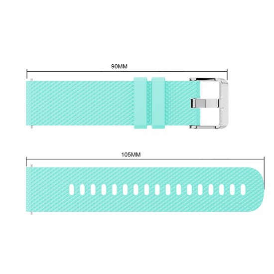 20mm Silicone Watch Bracelet - Бирюзовый - силиконовый ремешок для часов