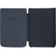 PocketBook Case Book Shell priekš Basic 4 (606) / Lux 2 (616) / Touch Lux 4 / 5 (627, 628) / Touch HD3 (632) / Color (633) - Melns - grāmatveida maks / maciņš