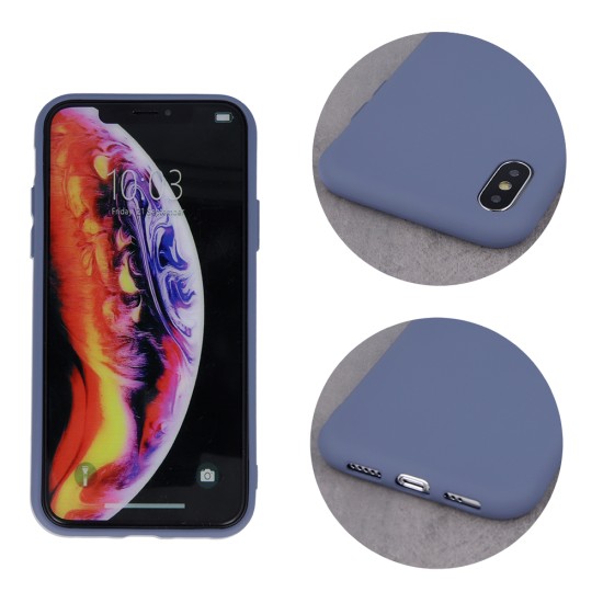 OEM Silicone Back Case (Microfiber Soft Touch) priekš Samsung Galaxy A40 / A40 EE A405 - Ceriņu - matēts silikona aizmugures apvalks