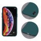 OEM Silicone Back Case (Microfiber Soft Touch) priekš Apple iPhone XS Max - Tumši Zaļš - matēts silikona aizmugures apvalks