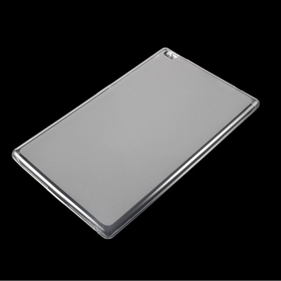 Matte Anti-fingerprint TPU Protection Tablet Case Cover priekš Lenovo Tab 4 8.0 TB-8504 - Caurspīdīgs - silikona aizmugures apvalks
