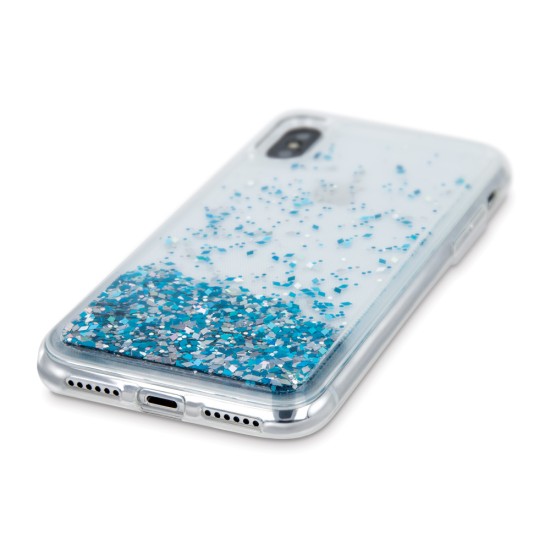 Liquid Sparkle TPU Back Case priekš Huawei P40 - Zils - silikona / plastikāta aizmugures apvalks-bampers