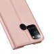 Dux Ducis Skin Pro series priekš Samsung Galaxy A21s A217 - Rozā Zelts - sāniski atverams maciņš ar magnētu un stendu (ādas maks, grāmatiņa, leather book wallet case cover stand)