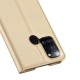 Dux Ducis Skin Pro series priekš Samsung Galaxy A21s A217 - Zelts - sāniski atverams maciņš ar magnētu un stendu (ādas maks, grāmatiņa, leather book wallet case cover stand)