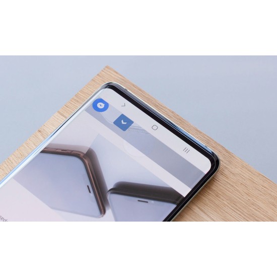3MK HardGlass Max Edge Glue (FingerPrint Friendly) Tempered Glass protector priekš Samsung Galaxy Note 20 N980 - Melns - ekrāna aizsargstikls / bruņu stikls