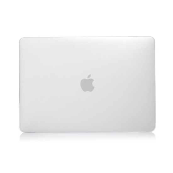 Matte Plastic Protective Case priekš Apple MacBook Air 13-inch (2018 / 2019) A1932; (2020) A2179; M1 (2020) A2337 - Caurspīdīgs - matēts plastikas no abām pusēm apvalks / maciņš