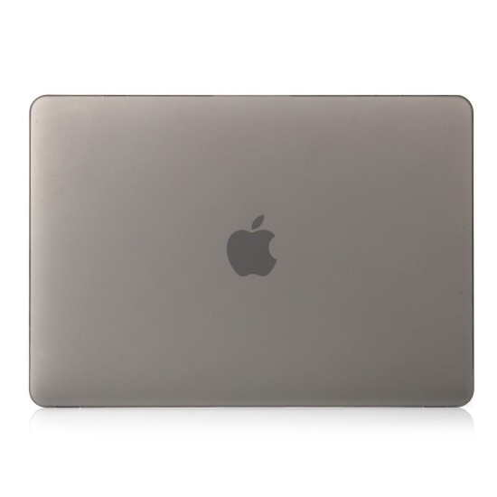 Matte Plastic Protective Case priekš Apple MacBook Air 13-inch (2018 / 2019) A1932; (2020) A2179; M1 (2020) A2337 - Pelēks - matēts plastikas no abām pusēm apvalks / maciņš