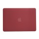 Matte Plastic Protective Case priekš Apple MacBook Pro 13-inch (2016 - 2022) A1706 / A1708 / A1989 / A2159 / A2251 / A2289 / A2338 - Bordo - matēts plastikas no abām pusēm apvalks / maciņš