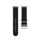 Nylon Canvas Smart Watch Replacement Strap priekš Apple Watch 42 / 44 / 45 mm / Ultra 49 mm - Melns - neilona siksniņas (jostas) pulksteņiem