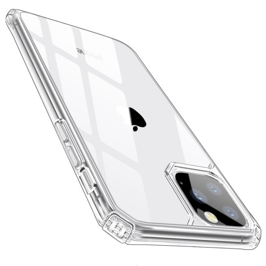 ESR Air Armor Back Case priekš Apple iPhone 12 Pro Max - Caurspīdīgs - triecienizturīgs silikona aizmugures apvalks / bampers-vāciņš