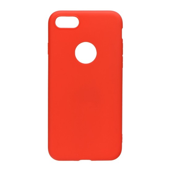 Forcell Soft Back Case priekš Apple iPhone 12 mini - Sarkans - matēts silikona aizmugures apvalks / bampers-vāciņš