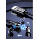 Usams 1M U59 Magnet 2.1A USB to Lightning cable - Melns - Apple iPhone / iPad magnētisks uzlādes kabelis / vads
