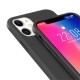 NXE Matte TPU Mobile Phone Protective Back Case priekš Apple iPhone 12 mini - Melns - matēts silikona aizmugures apvalks / bampers-vāciņš