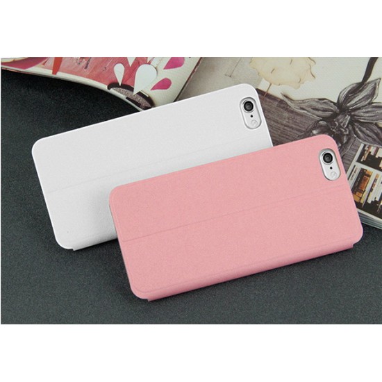 Mofi New Rui priekš Apple iPhone 6 / 6S Plus - Rozā - sāniski atverams maciņš ar stendu (ādas maks, grāmatiņa, leather book wallet case cover stand)
