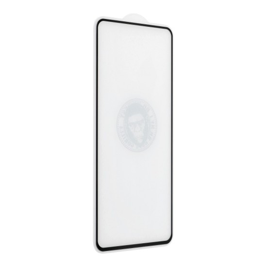 Mr. Monkey 5D Strong Lite Full Glue Tempered Glass protector priekš Samsung Galaxy A21s A217 - Melns - Ekrāna Aizsargstikls / Bruņota Stikla Aizsargplēve