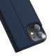 Dux Ducis Skin Pro series для Apple iPhone 12 / 12 Pro - Тёмно Синий - чехол-книжка с магнитом и стендом / подставкой