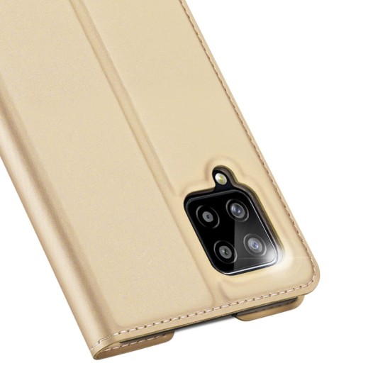Dux Ducis Skin Pro series для Samsung Galaxy A42 5G A426 - Золотистый - чехол-книжка с магнитом и стендом / подставкой