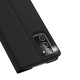 Dux Ducis Skin Pro series priekš Samsung Galaxy Note 20 N980 - Melns - sāniski atverams maciņš ar stendu