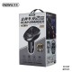 Remax (RCC109) Transmiter Bluetooth FM / Car Charger 2xUSB 3A with LCD / AUX / microSD Card - Melns - USB FM Transmiteris un auto lādētājs, MP3 Audio atskaņotājs, automašinas bezvadu brīvroku sistēma