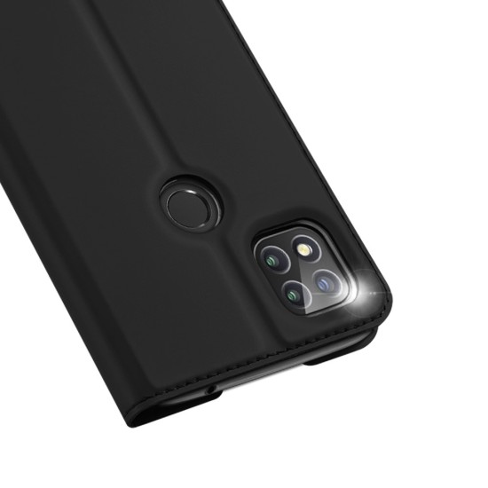 Dux Ducis Skin Pro series для Xiaomi Redmi 9C / 10A - Черный - чехол-книжка с магнитом и стендом / подставкой