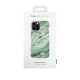 iDeal of Sweden Fashion SS21 Back Case priekš Apple iPhone 12 Pro Max - Mint Swirl Marble - plastikāta aizmugures apvalks ar iebūvētu metālisku plāksni / bampers-vāciņš